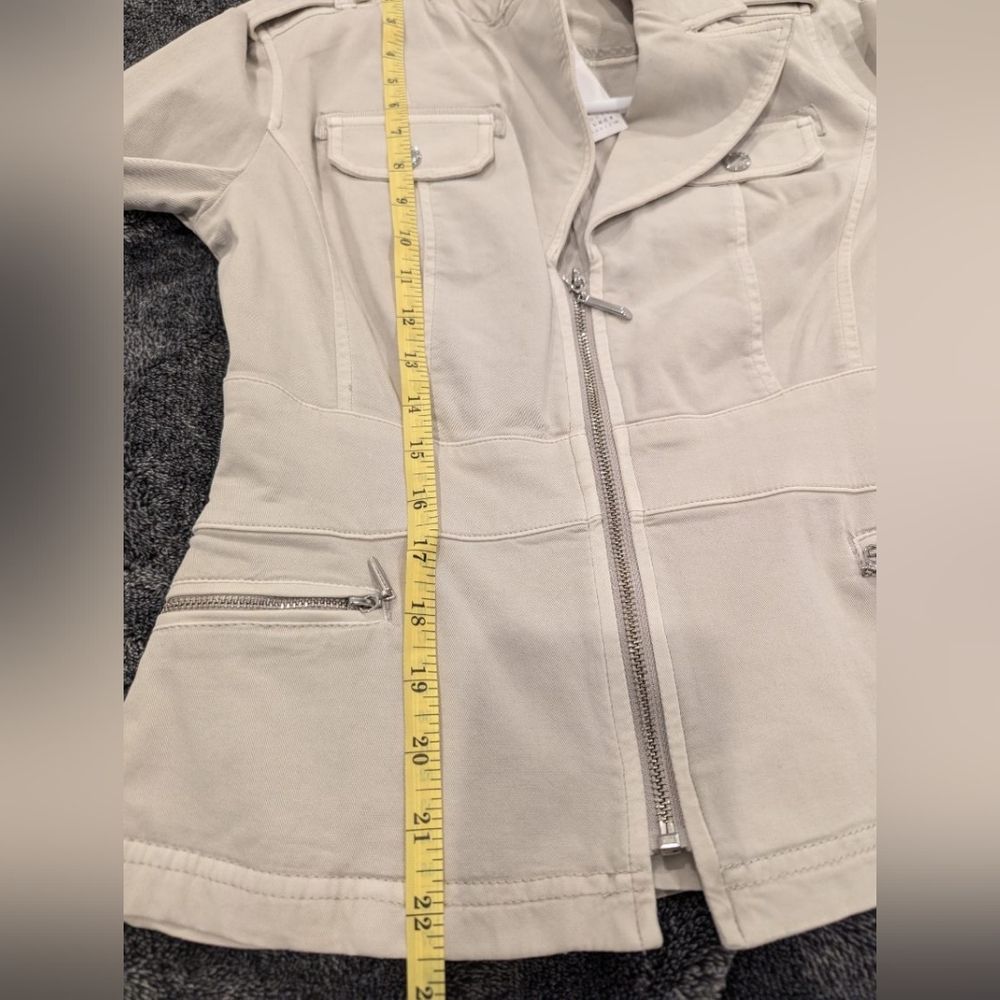 🔥New With Tags Whitehouse Black Market beige jacket size 0 - Picture 16 of 16